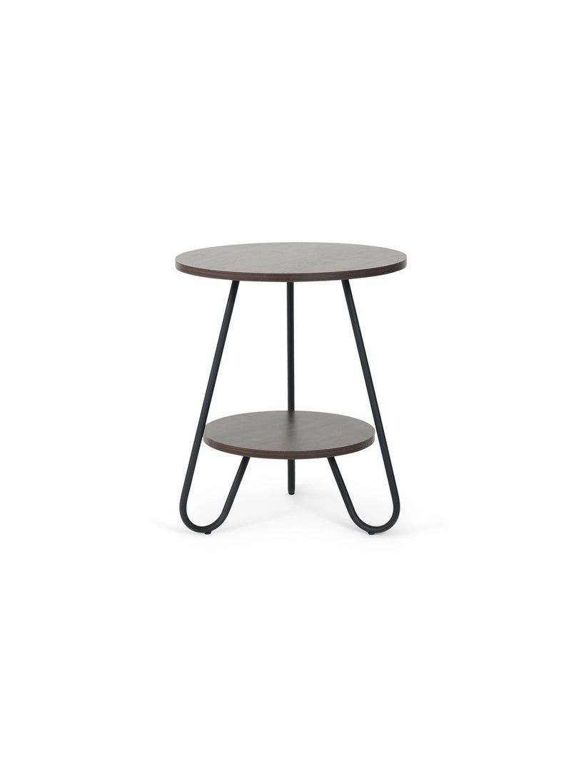 Pan Home Ento Accent Table Round - Black - Image 1