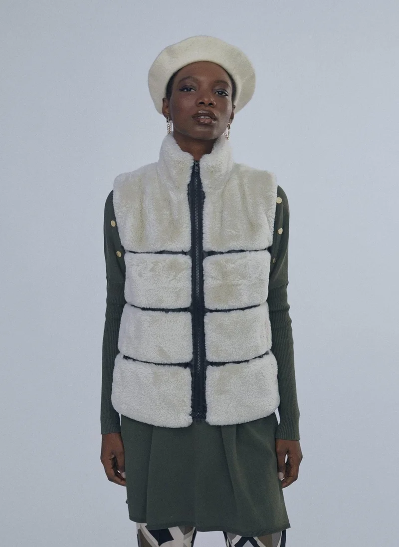 Lola Casademunt Fur waistcoat