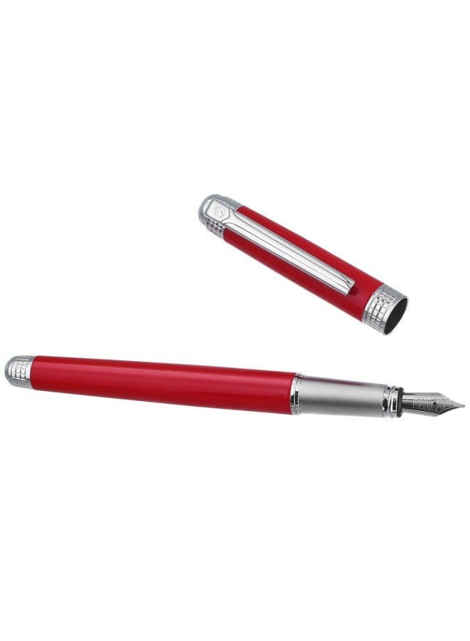 Pimio (Pimio) Pen Signature Pen Men And Women Business Office Adult Student Ink Pen 0.5Mm M09 Bright Red - Image 2