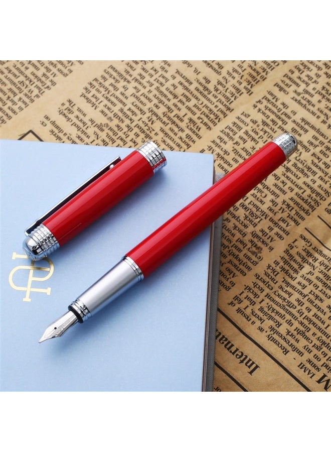 Pimio (Pimio) Pen Signature Pen Men And Women Business Office Adult Student Ink Pen 0.5Mm M09 Bright Red - Image 1