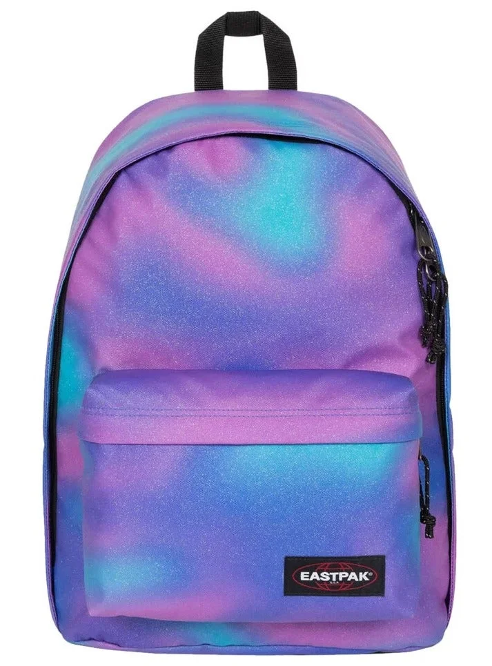 EASTPAK Orbit Patterned Zip Around Unisex Backpack - Sparkly Blur