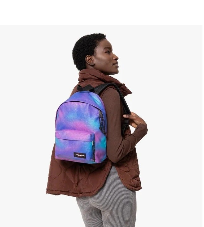 Eastpak Orbit Sparkly Blur 10L Mini Backpack with Padded Back Panel, Front Zip Pocket & Adjustable Shoulder Straps for School, Travel & Everyday Use - Image 3