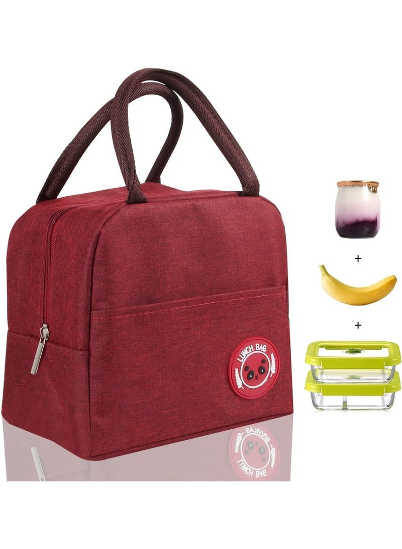 FALMER Lunch Bag Insulated Tote Bag Lunch Box Reusable Cooler Bag Lunch Container Waterproof Lunch Holder for Women,Men,Student and Kid - Image 2