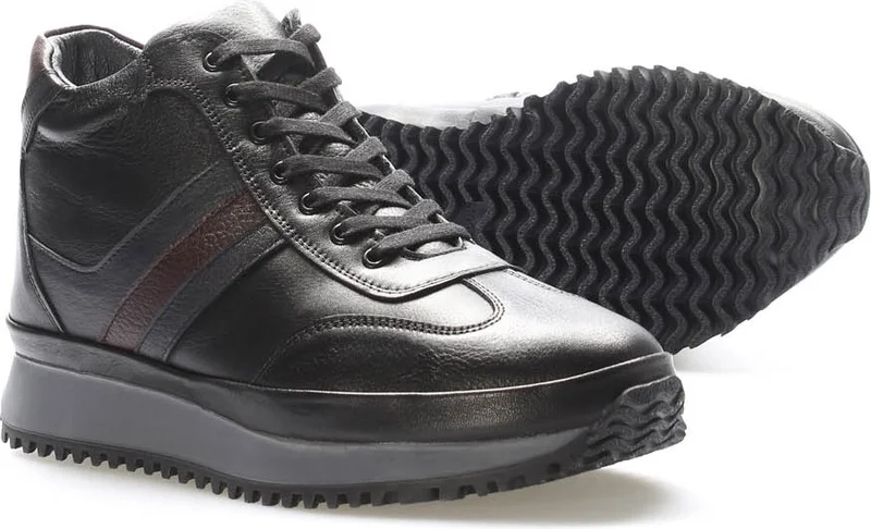 فاست ستيب Leather Fur Men's Sports Boots 722KMA685