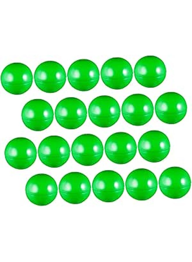 كرات اليانصيب البلاستيكية المجوفة القابلة للفتح 20 قطعة لألعاب الحفلات والفعاليات ودعائم البيع - Image 1