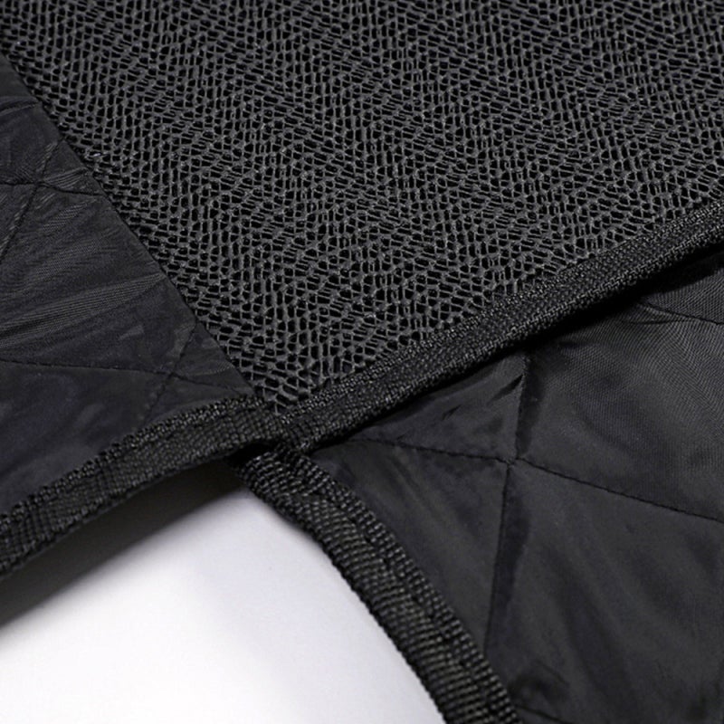 Pet Car Mat: Black, Waterproof Technology, Adjustable Tension Buckle - Firm Anti-aging Ribbon, Back Seats Dog Cushion for Pet Car Travel - Image 3
