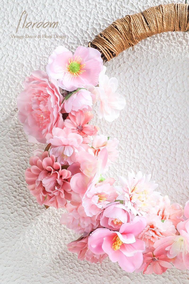 Floroom Mini Artificial Flower Heads Pink & Blush Fake Peony Daisy Rose Multicolor Small Faux Silk Flower Heads for Cake Craft Garland Wedding Party Graduation Cap DIY Home Decoration, 0.8"-3.6" - Image 5