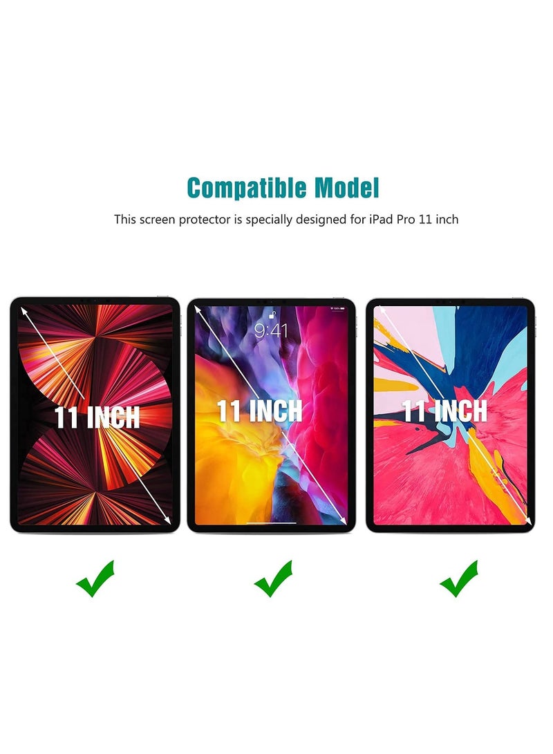 DUSALA Clear Tempered Glass Screen Protectors for iPad (iPad Pro 11-inch (2nd generation) 2020) - Image 3