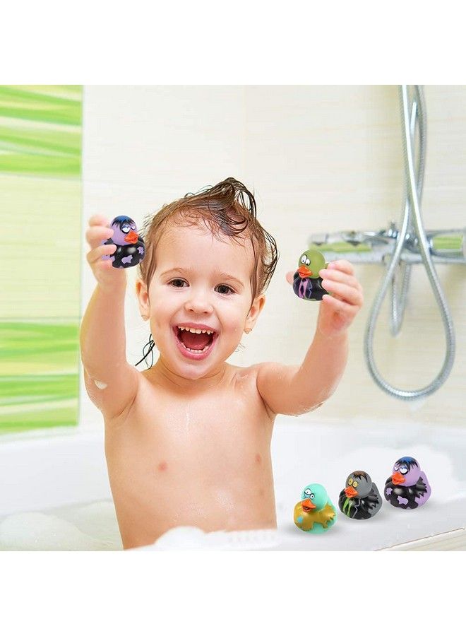 ArtCreativity 2 Inch Zombie Rubber Duckies For Kids Pack Of 12 Variety Of Designs And Colors Trick Or Treat Supplies Goodie Bag Fillers Party Favors Halloween Themed Bathtub Toys - Image 5