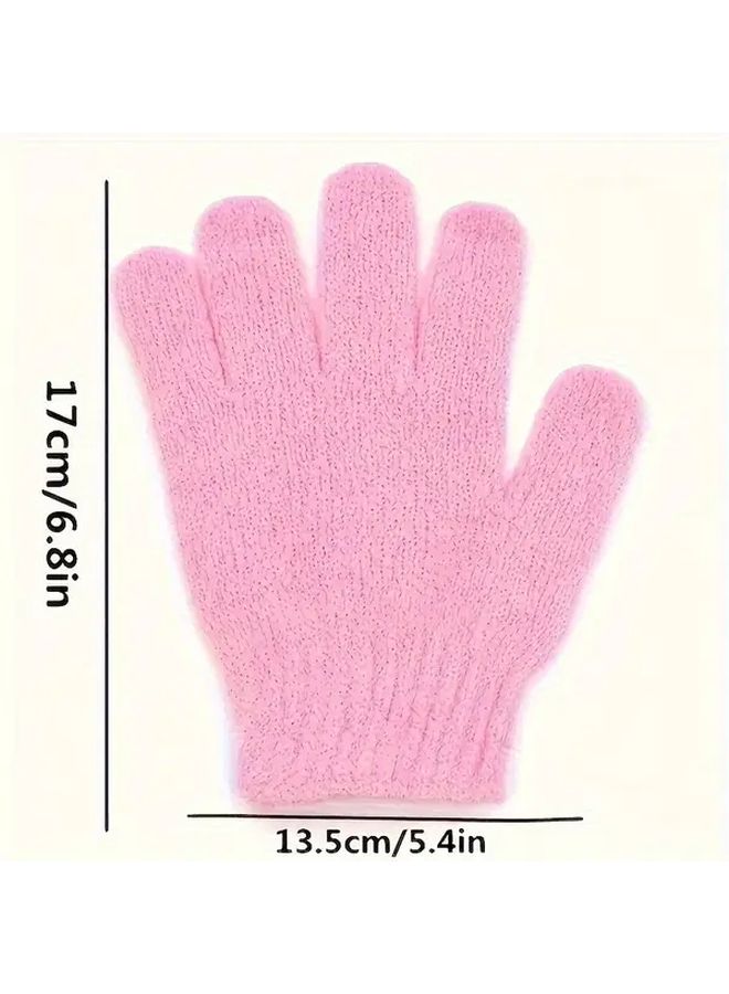 Ultra Soft Microfiber Bath Scrub Glove For Gentle Exfoliating Body Care With 1 Piece Random Color - Image 4