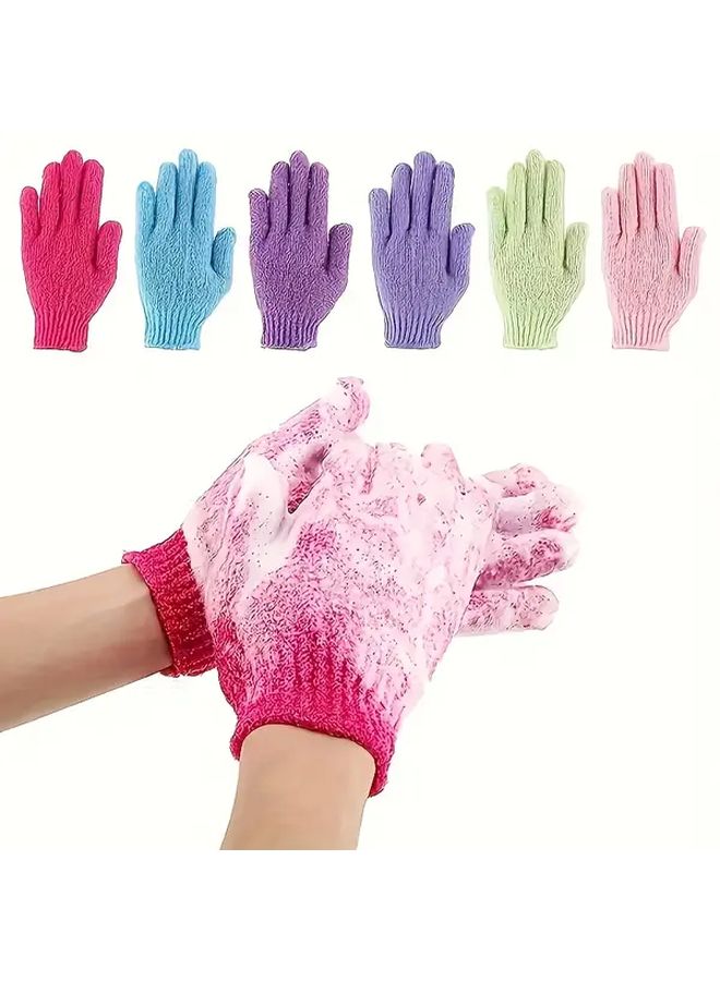 Ultra Soft Microfiber Bath Scrub Glove For Gentle Exfoliating Body Care With 1 Piece Random Color - Image 2