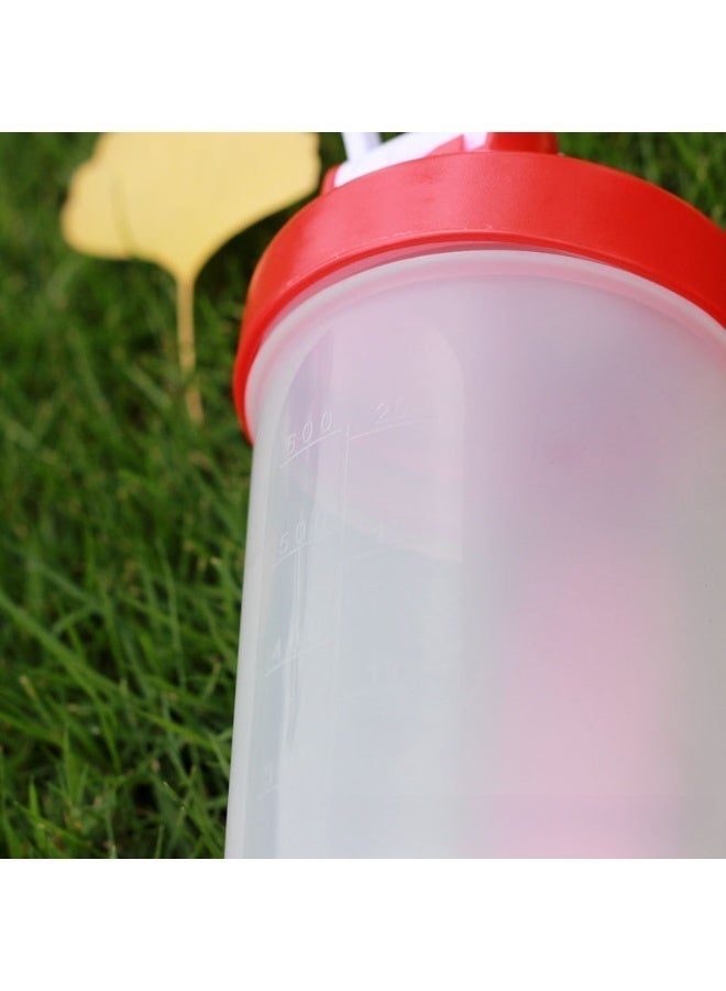 Hugifts 600ml Multifunctional Sports Shaker Cup with Built-in 7-Day Digester and Stirring Ball; Portable Fitness Protein Powder Shaker Cup; Ideal for Outdoor Running, Gym, and Meal Replacement Drinks. - Image 5