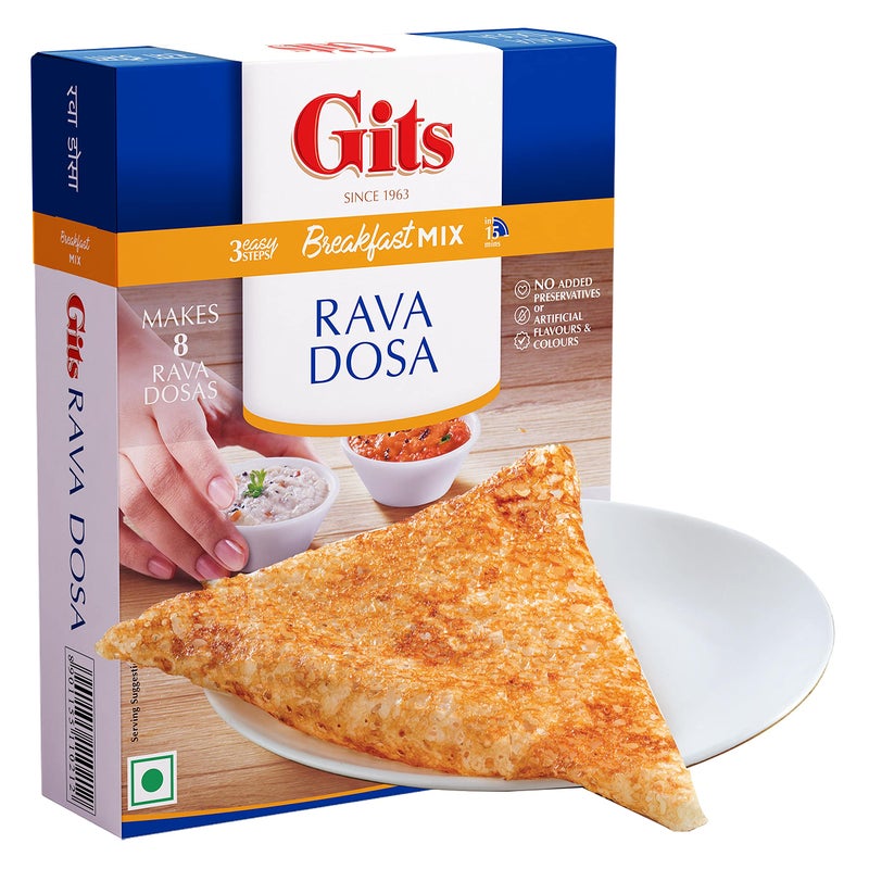 Gits Rava Dosa Breakfast Mix, 800g (Pack of 4 X 200g Each) - Image 2