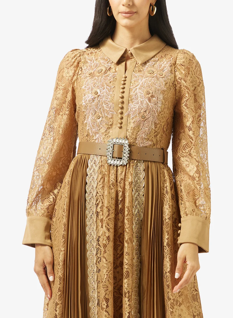 Khizana Lace A-line Dress