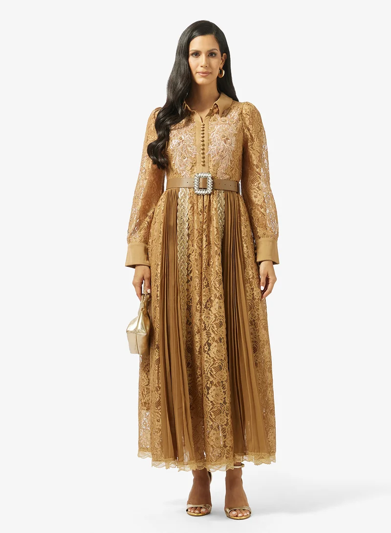 Khizana Lace A-line Dress