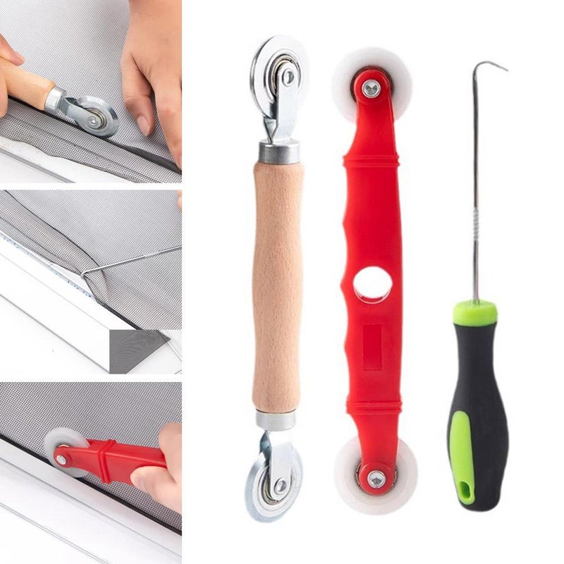 Window screen replacement tool, pressure roller, mosquito net installation strip, rubber strip, accessories (free shipping) - Image 3