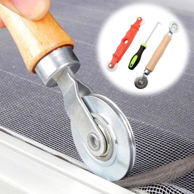 Window screen replacement tool, pressure roller, mosquito net installation strip, rubber strip, accessories (free shipping) - Image 4
