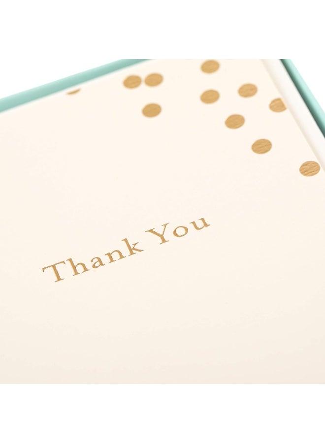 Graphique Box of Thank You Cards, Confetti - Includes 10 Cards with Matching Envelopes and Storage Box, Cute Stationery Made of Durable Heavy Cardstock, Cards Measure 3.25" x 4.75" - Image 2