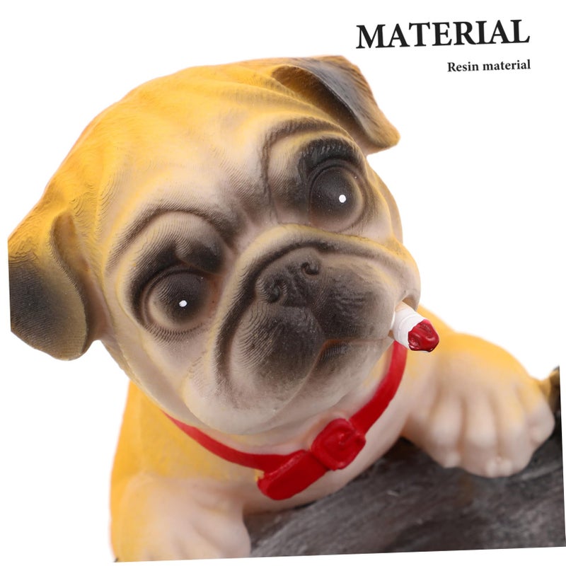 Funny Dog Resin Ashtray Compact Car Holder Home Travel Pet Accessory Decoration - Image 4