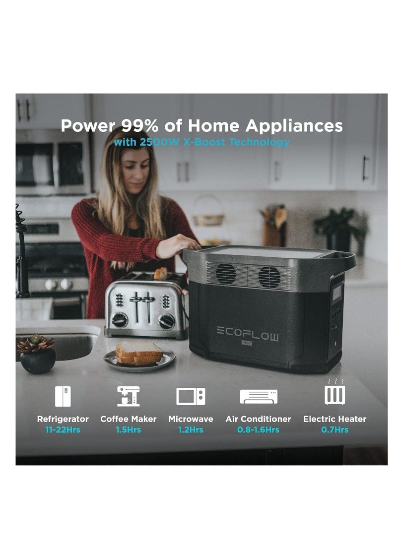 EcoFlow DELTA Max (1600) Portable Power Station, 1612Wh Capacity with 4   2000W AC Outlets, - Image 5