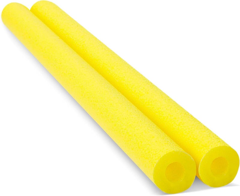 Chochkees Floating Pool Noodles Foam Tube 2-Pack, Thick Hollow Noodles for Floating in The Swimming Pool, 52" Inches Long - Image 1