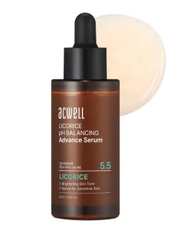 ACWELL ACWELL Licorice pH Balancing Advanced Facial Serum Ampoule 1.01 fl.oz. - Radiance and Dark Spot care Face Serum for Dull Skin, Reduces Acne and Blemishes, Minimizes Fine Lines, Healthy Glow Skin 