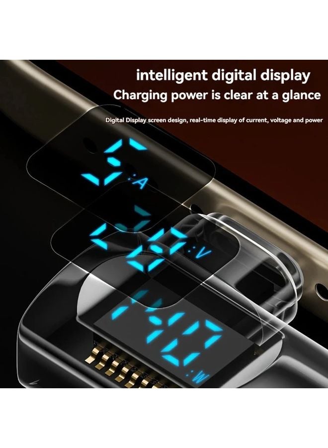 محول USB4 Type C إلى C باللون الأسود الفاتح، كابل شحن سريع 8K 60Hz بقوة 140 واط لأجهزة MacBook وiPhone وSteam Deck - Image 2