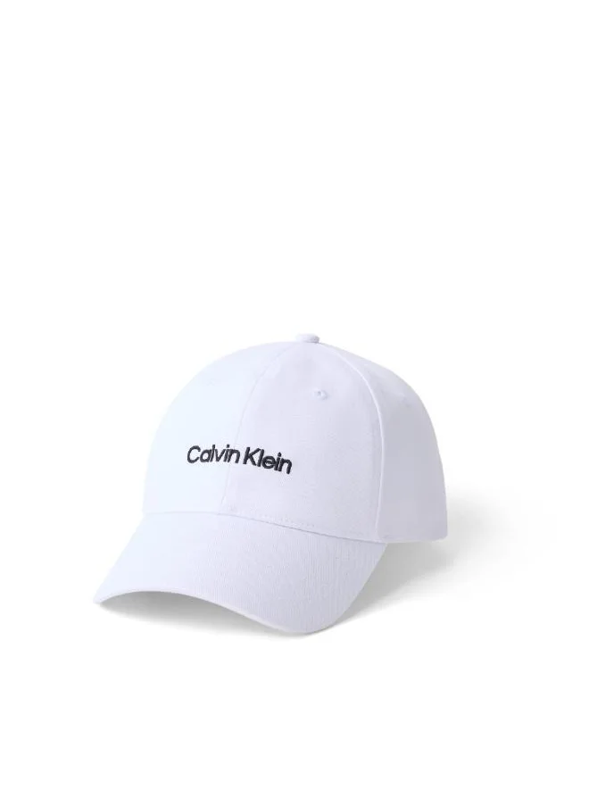 كالفن كلاين Logo Embroidery Curve Peak