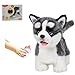 CU-MATE Electronic Walking Siberian Husky Stuffed Dog Toy Realistic Interactive Puppy Pet Dog Walking BarkingWagging Tail TalkingPresent Pet Gifts for Year Boys Girls - Image 2