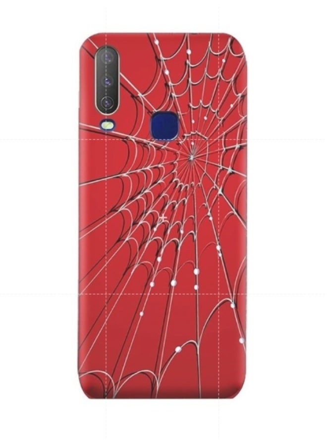 غطاء حماية لهاتف فيفو Y15 أحمر