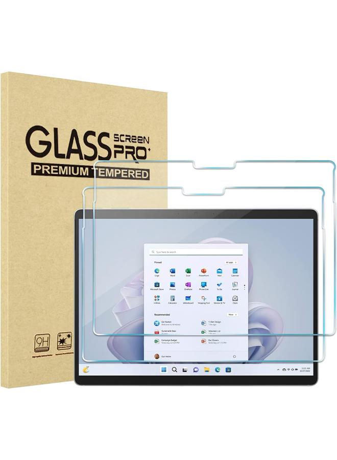 Procases 2 Pack Screen Protector For Surface Pro 11 10 9 13 Inch Tempered Glass Screen Film Guard For 13.0 Inch Microsoft Surface Pro 2024 2022 Release - Image 1