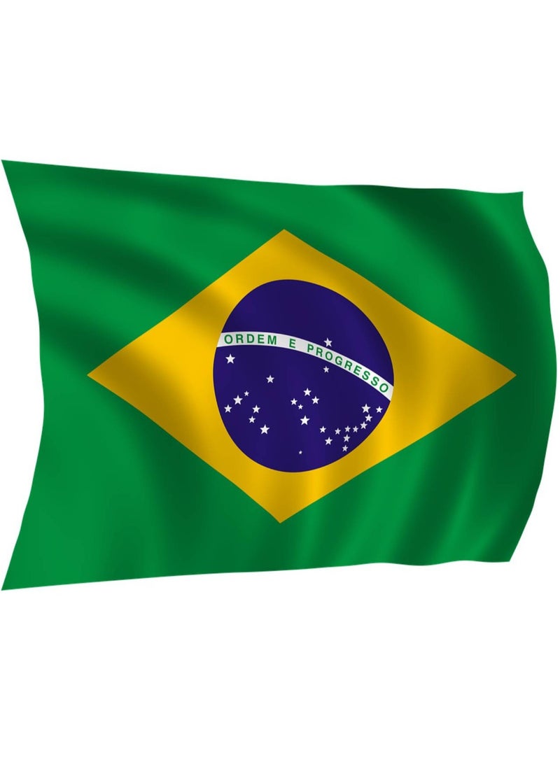 Vitacelli BRAZIL  Flag National Day Durable Long Lasting For Outdoor And Indoor Use For Building Home And Car Decoration 150X90CM  - Image 2