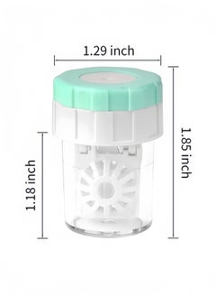 Generic Manually Contact Lens Washer Cleaner Plastic Lens Cleaner Case transparent  - Image 5