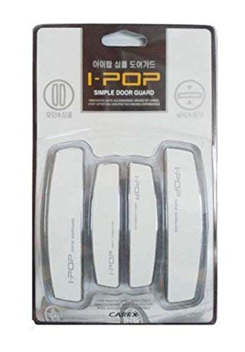 Allure Auto® I-POP Slim Door Edge Bumper Protector Guard White Chrome Coat (4 pcs) for BMW 1 Series - Image 1