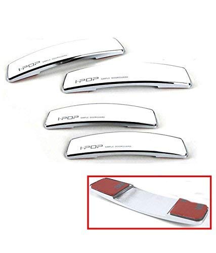 Allure Auto® I-POP Slim Door Edge Bumper Protector Guard White Chrome Coat (4 pcs) for BMW 1 Series - Image 2