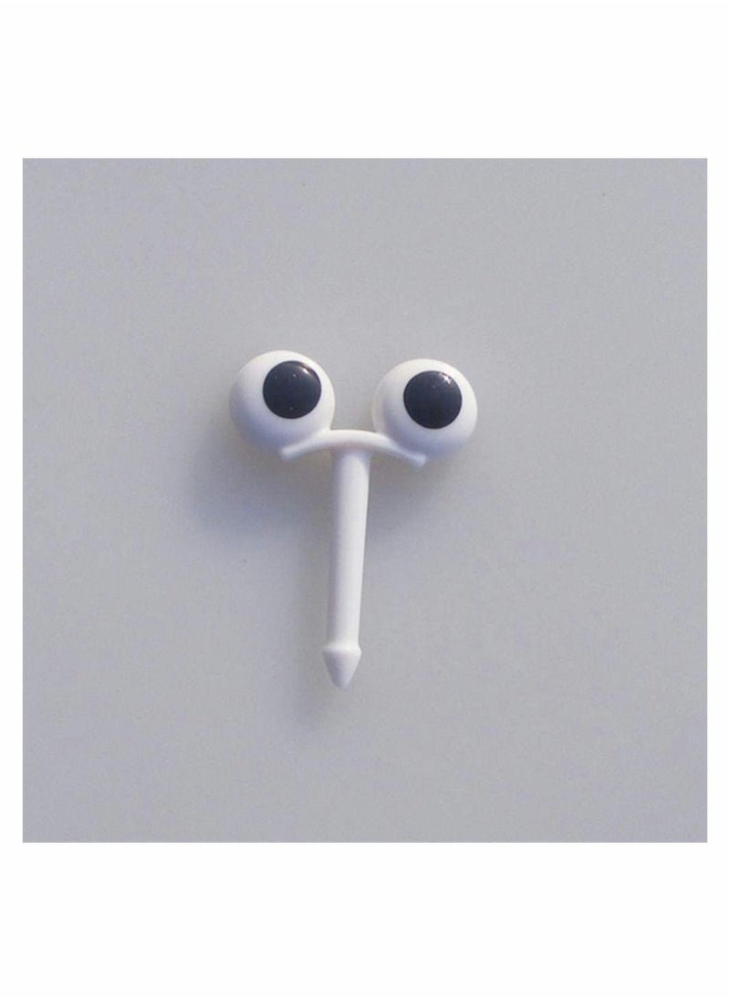 SYOSI 60 Pcs Kids Bento Box Food Picks Mini Cartoon Eye Plastic Fruit Toothpicks Lunch Boxes Sandwich Appetizer Dessert Picks  - Image 5