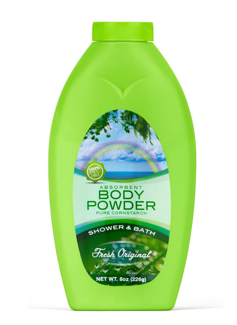 R-NEU R-NEU Body Bath Powder for Women, 100% Talc-Free, Original Fresh Breeze Dusting Powder, Extra Large Bottle, 8oz 