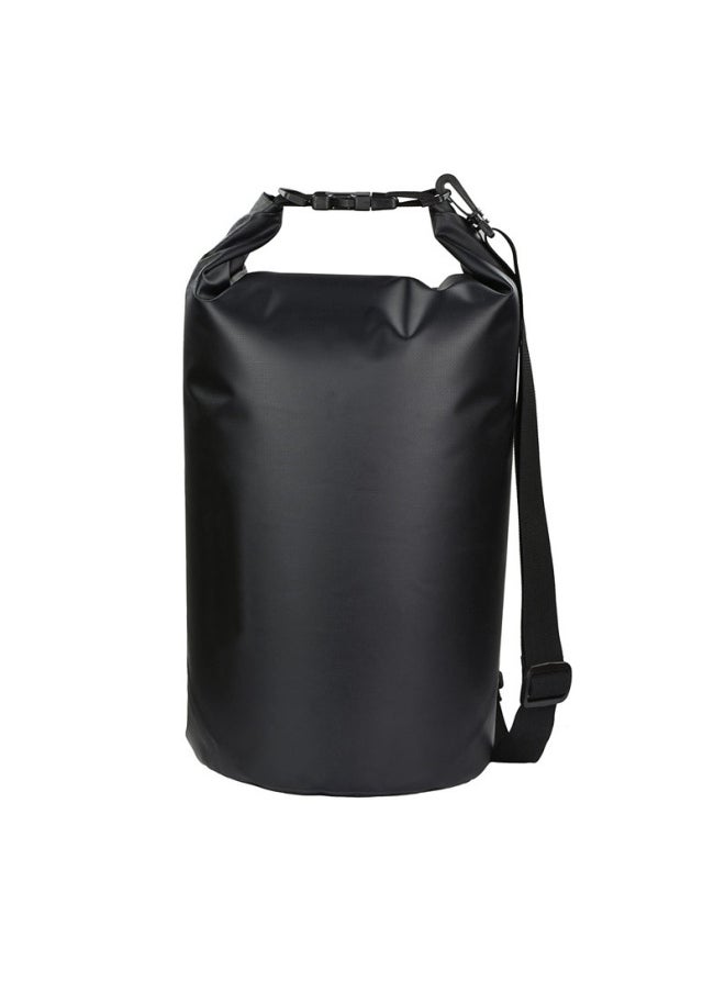 Loquat Outdoor Wading Sports Surfing Bag Beach Swimsuit Storage Bag Summer River Rafting Bag Swimming Waterproof Bucket Bag-Color:Default Item-Capacity:Black Solid Color 25l  - Image 1