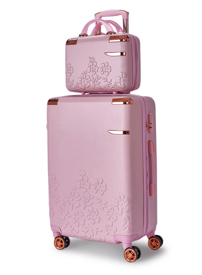 LIMRA Travel Bags Luggage set 5 pieces with a distinctive design from limra pink