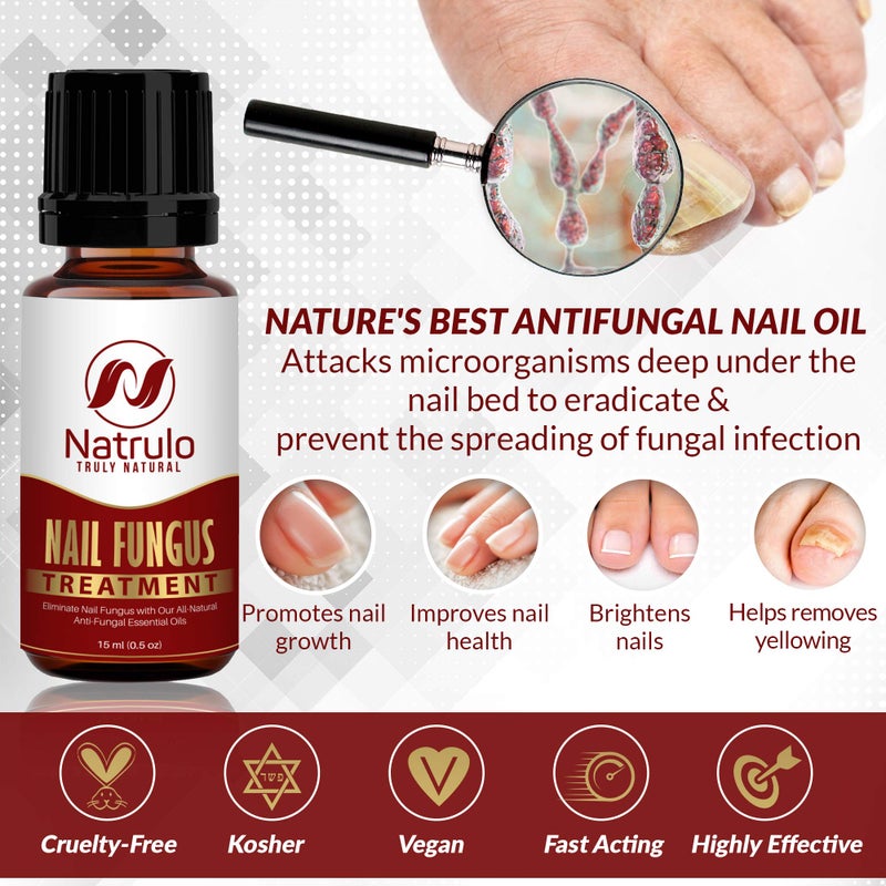 Natrulo Nail & Toenail Repair - Natural Nail Balm with Tea Tree Oil - 100% Pure Liquid Homeopathic Fighter Remedy - Restores Clear Healthy Nails, Made in USA - Image 2