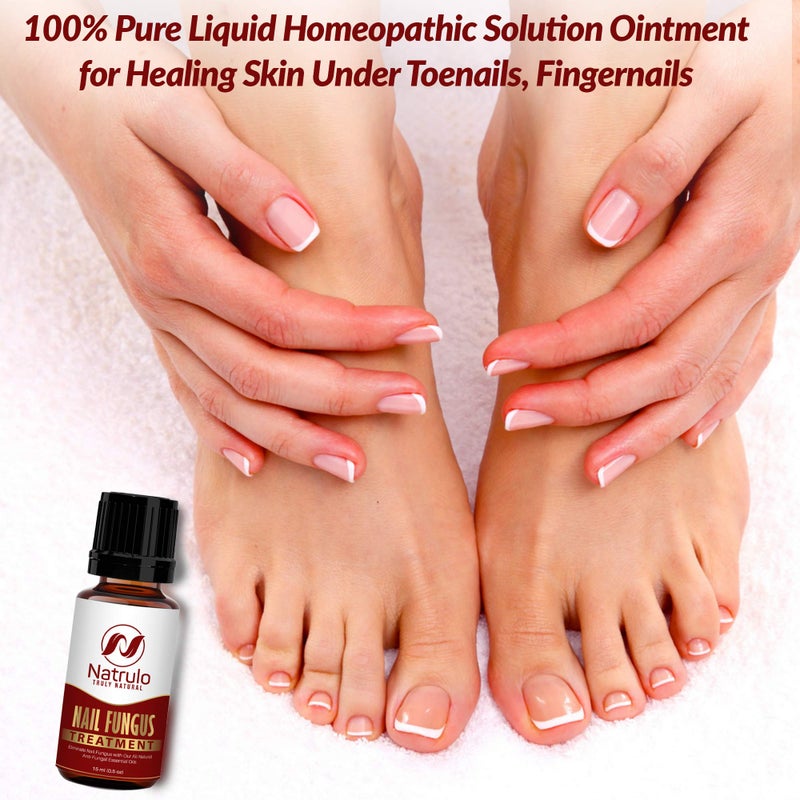 Natrulo Nail & Toenail Repair - Natural Nail Balm with Tea Tree Oil - 100% Pure Liquid Homeopathic Fighter Remedy - Restores Clear Healthy Nails, Made in USA - Image 3