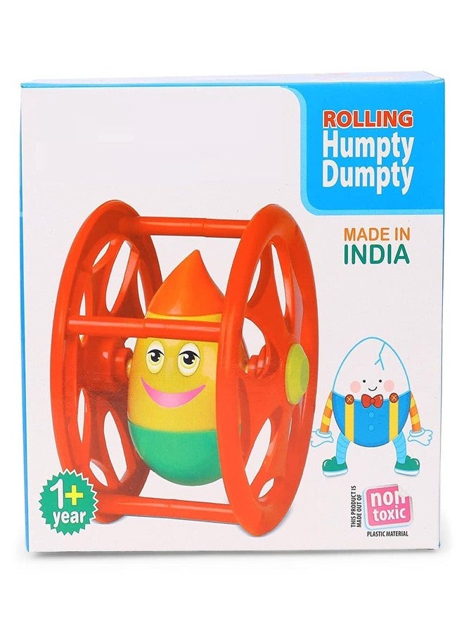 URM Enterprises Rolling Humpty Dumpty Roly Poly Toy for Kids Baby | Roll it Ahead and it Will Come | Development Toys 6 to 12 Months Toys for Infant Boy Girl (Color May Vary) - Image 3
