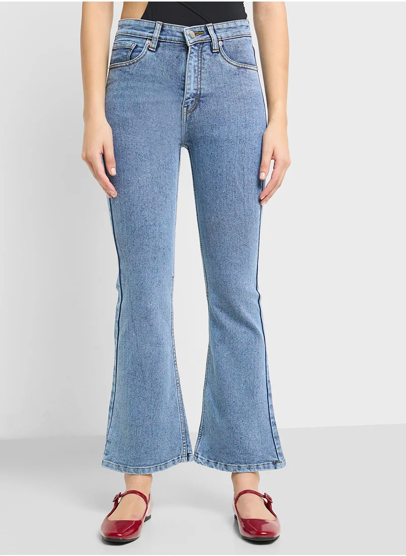 Ginger High Waist Flared Jeans
