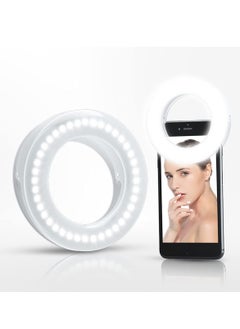 Generic Selfie Light Ring Lights LED Circle Light Cell Phone Laptop Camera Photography Video Lighting Clip On Rechargeable  - Image 2