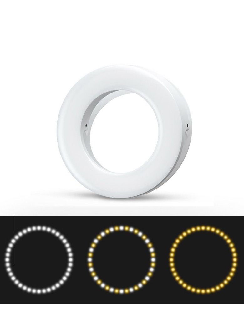 Generic Selfie Light Ring Lights LED Circle Light Cell Phone Laptop Camera Photography Video Lighting Clip On Rechargeable  - Image 4
