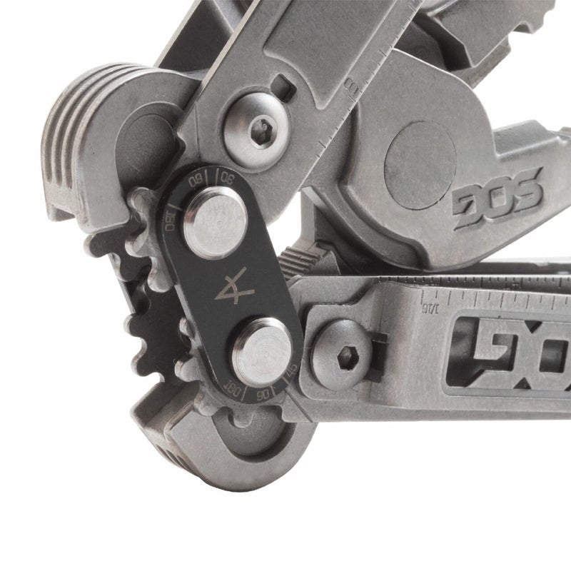SOG SOG PowerAccess Well-Rounded One-Handed Lightweight Daily Pocketable Stainless Steel Multi-Tool for Backcountry 18 Tools, Stone Wash  - Image 4
