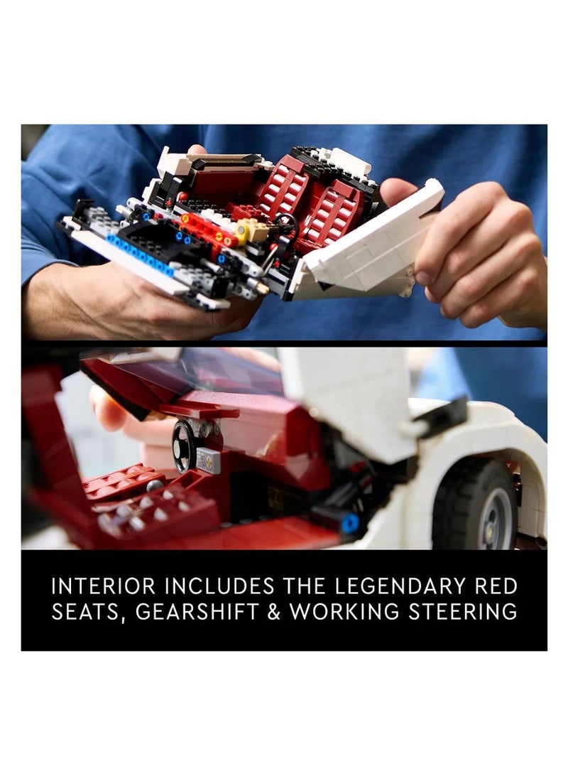 ليغو مجموعة ليجو آيكونز لامبورغيني كونتاش ٥٠٠٠ كواتروفالفول، هدية للكبار، ١٠٣٣٧ - ١٥٠٦ قطعة - Image 4