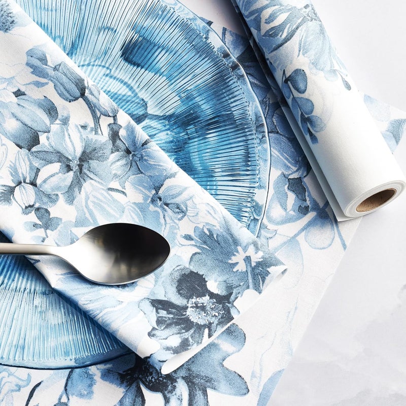 MY DRAP مناديل العشاء القطنية Aeryn من CECI نيويورك X MY DRAP للاستخدام مرة واحدة أو القابلة لإعادة الاستخدام 118 × 118 12 وحدة لكل لفة - Image 2