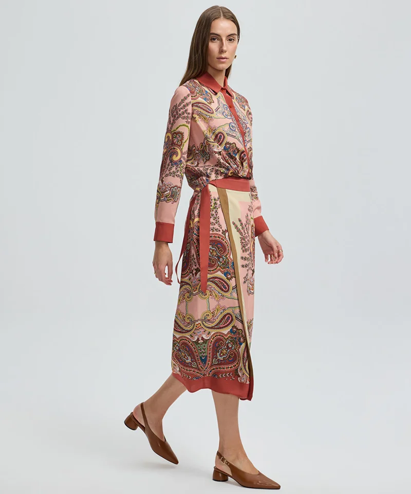 Ipekyol Printed Wrap Skirt