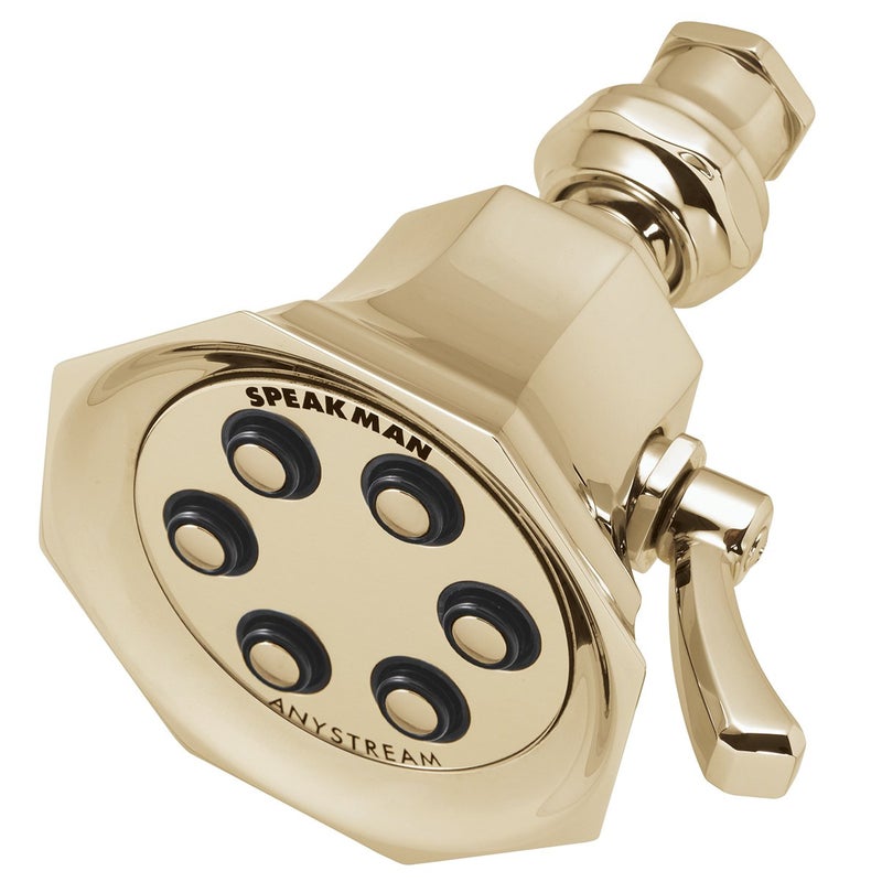 Speakman S2255PB Anystream Showerhead 25 GPM Polished Brass